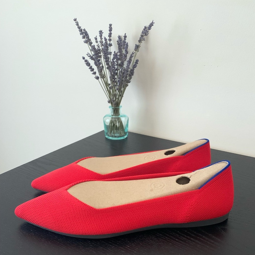 Rothy’s size 10 flame points